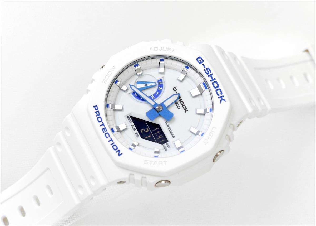 カシオ Gショック WEB限定モデル GA-2100HDS-7A1JF HIDDEN GLOW シリーズ ブルー蓄光フェイス CASIO G-SHOCK公式掲載店【0625】【店頭受取可能商品】